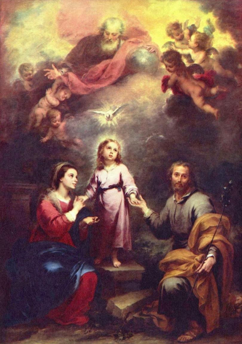 Bartolome Esteban Murillo Two Trinities